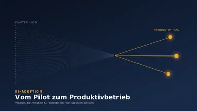 From Pilot to Production: Why Most AI Projects Get Stuck, and What the Exceptions Do Differently